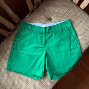 Crown & Ivy Vibrant Green Women's Bermudas